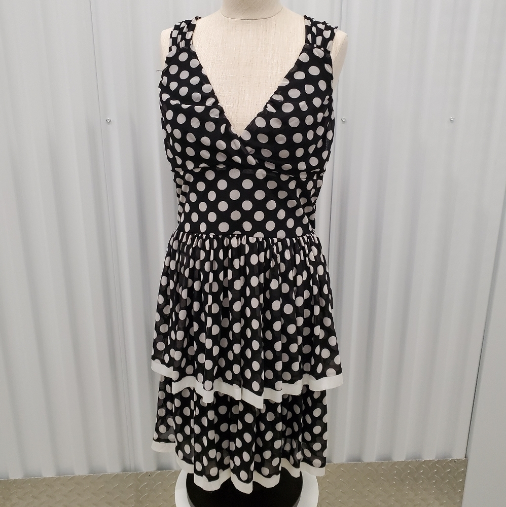 Black and White Polka Dot Dress